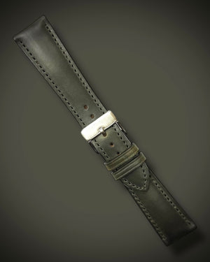 HORWEEN CHROMEXCEL COWHIDE LEATHER GREEN STRAP
