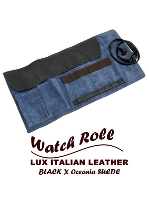 Luxury Italy Leather Watch & Strap Roll